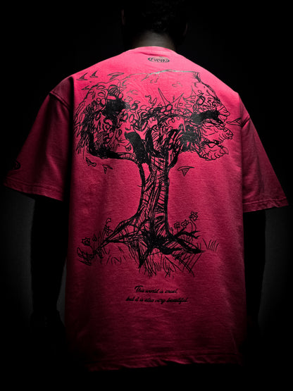 WHAT IS FREEDOM *AOT* RED VINTAGE T-SHIRT