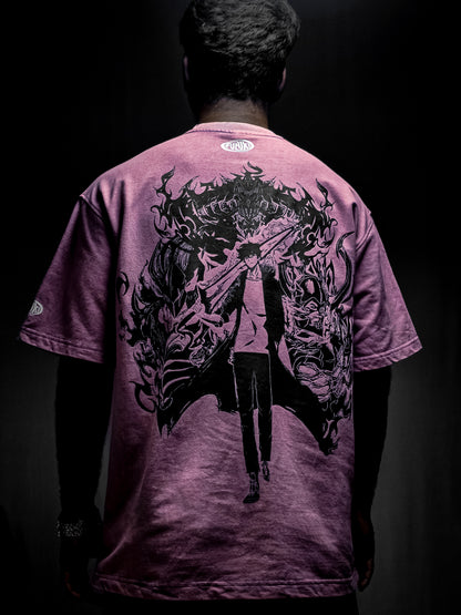 SOLO LEVELING LAVENDER VINTAGE T-SHIRT