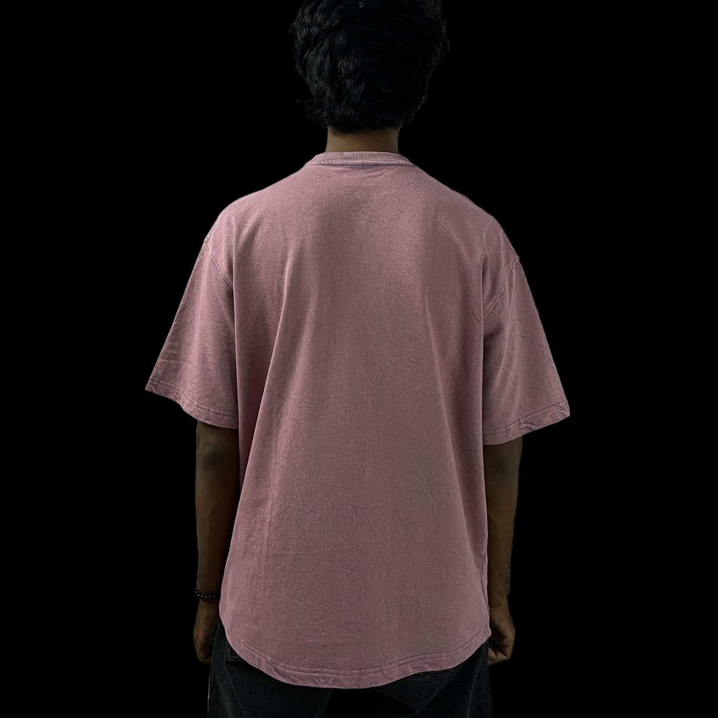 purple Stonewash vintage 240 GSM T-shirt Funiki basics